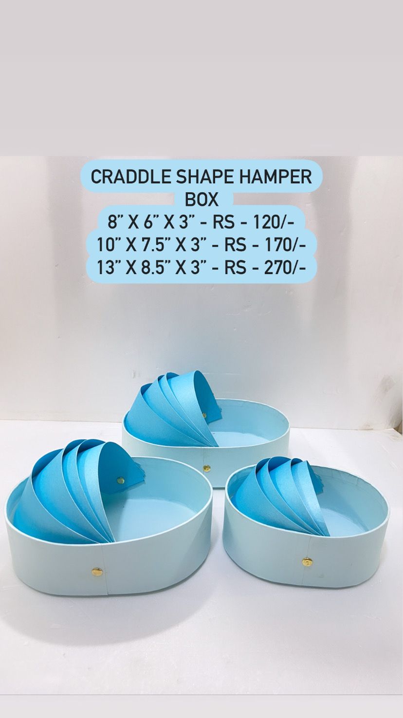 Cradle Shape Hamper Box