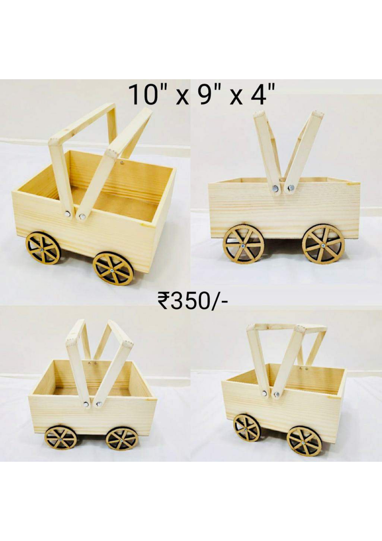 Wooden Toy Cart