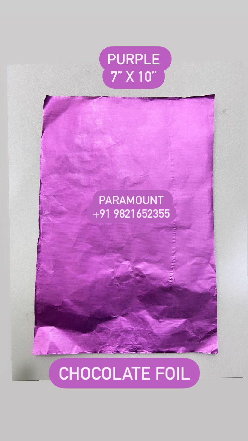 Purple Chocolate Foil
