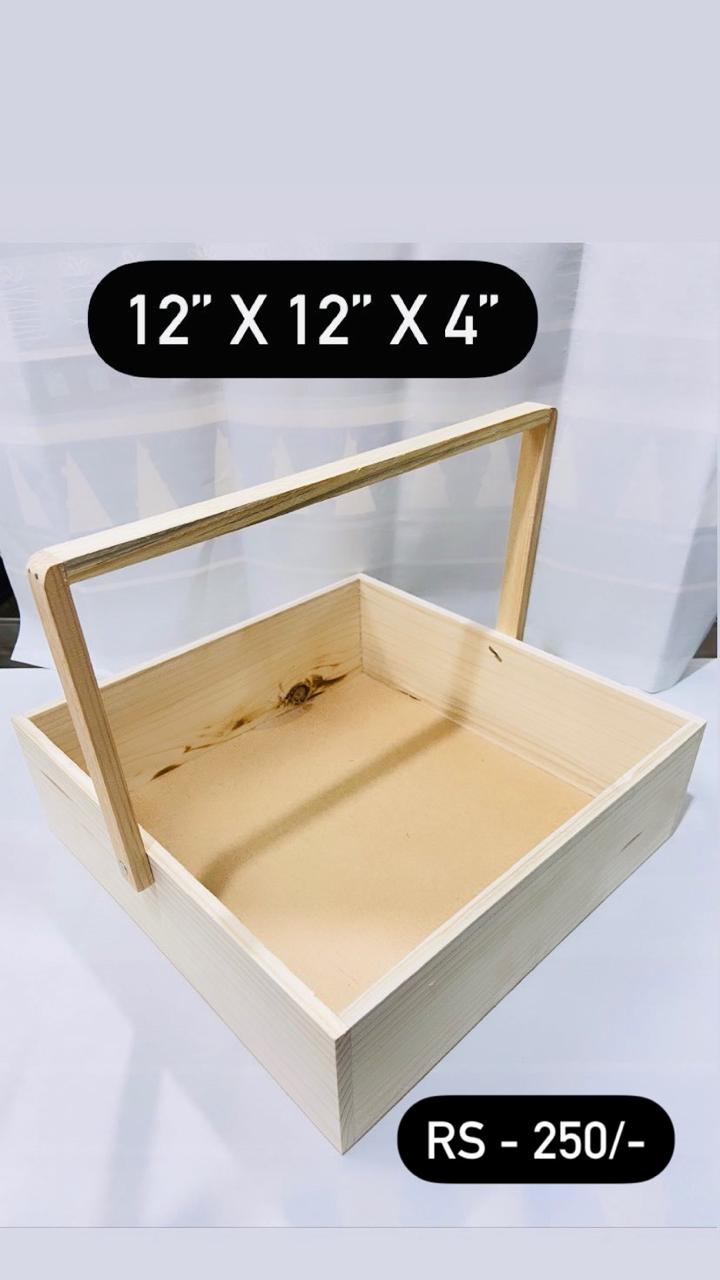 Wooden Carry Basket