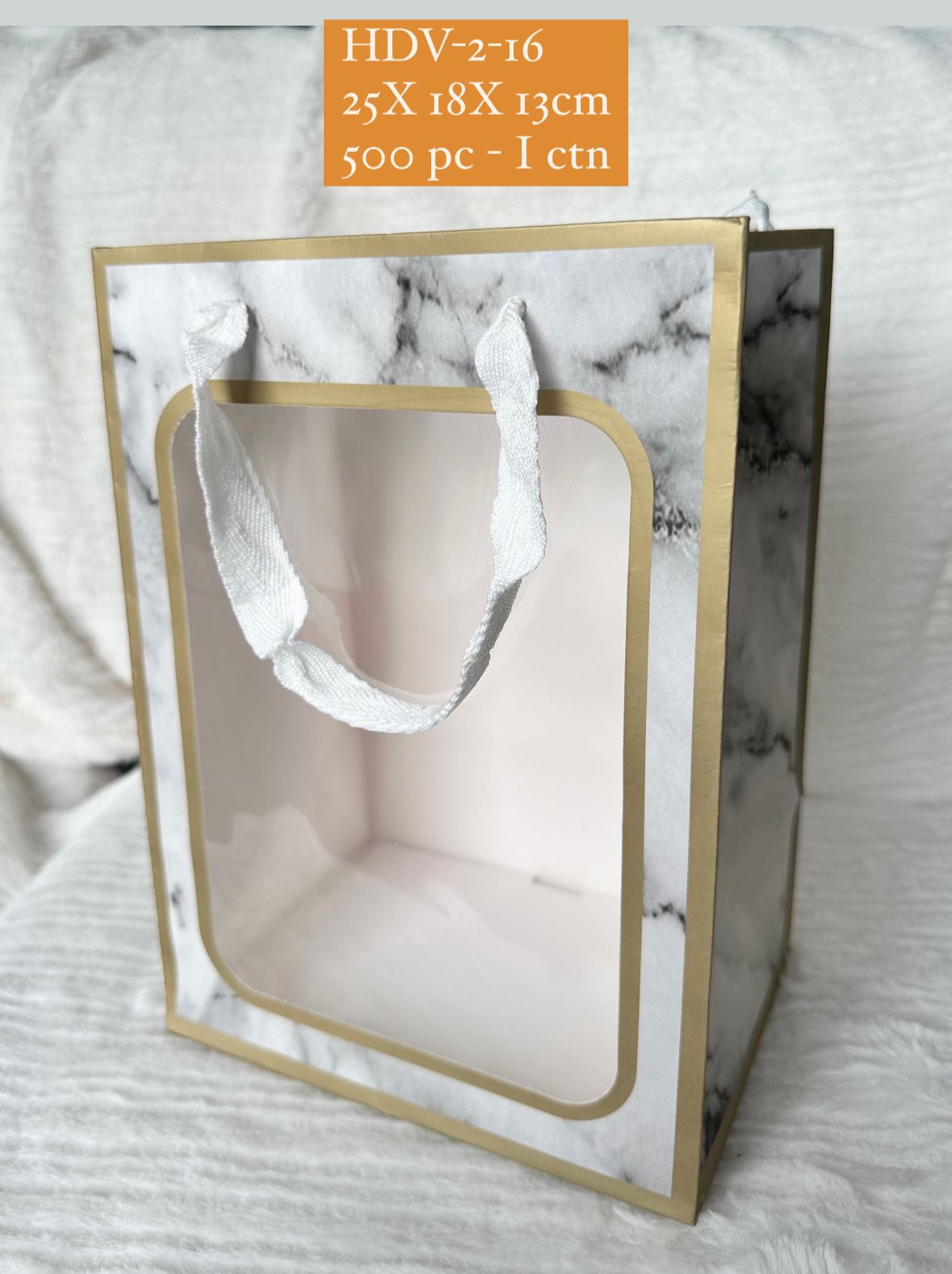 Marble Design Gift Bag