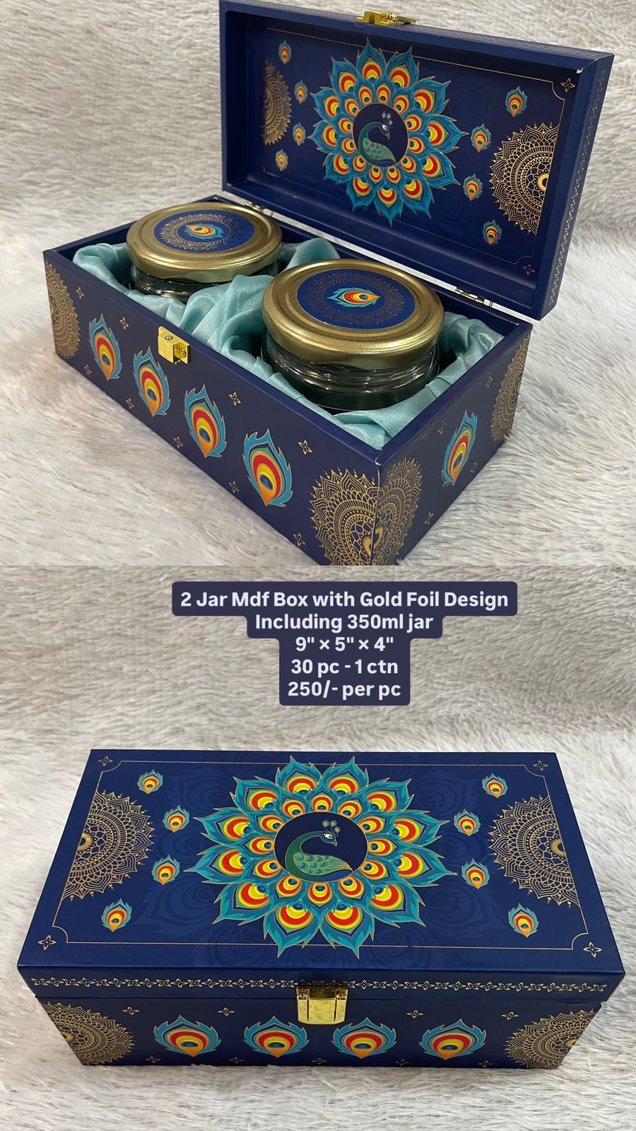 2 Jar MDF Gift Box