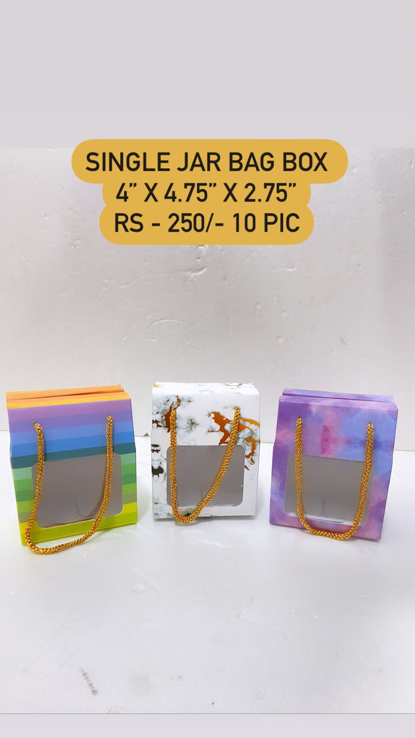 Single Jar Bag Box