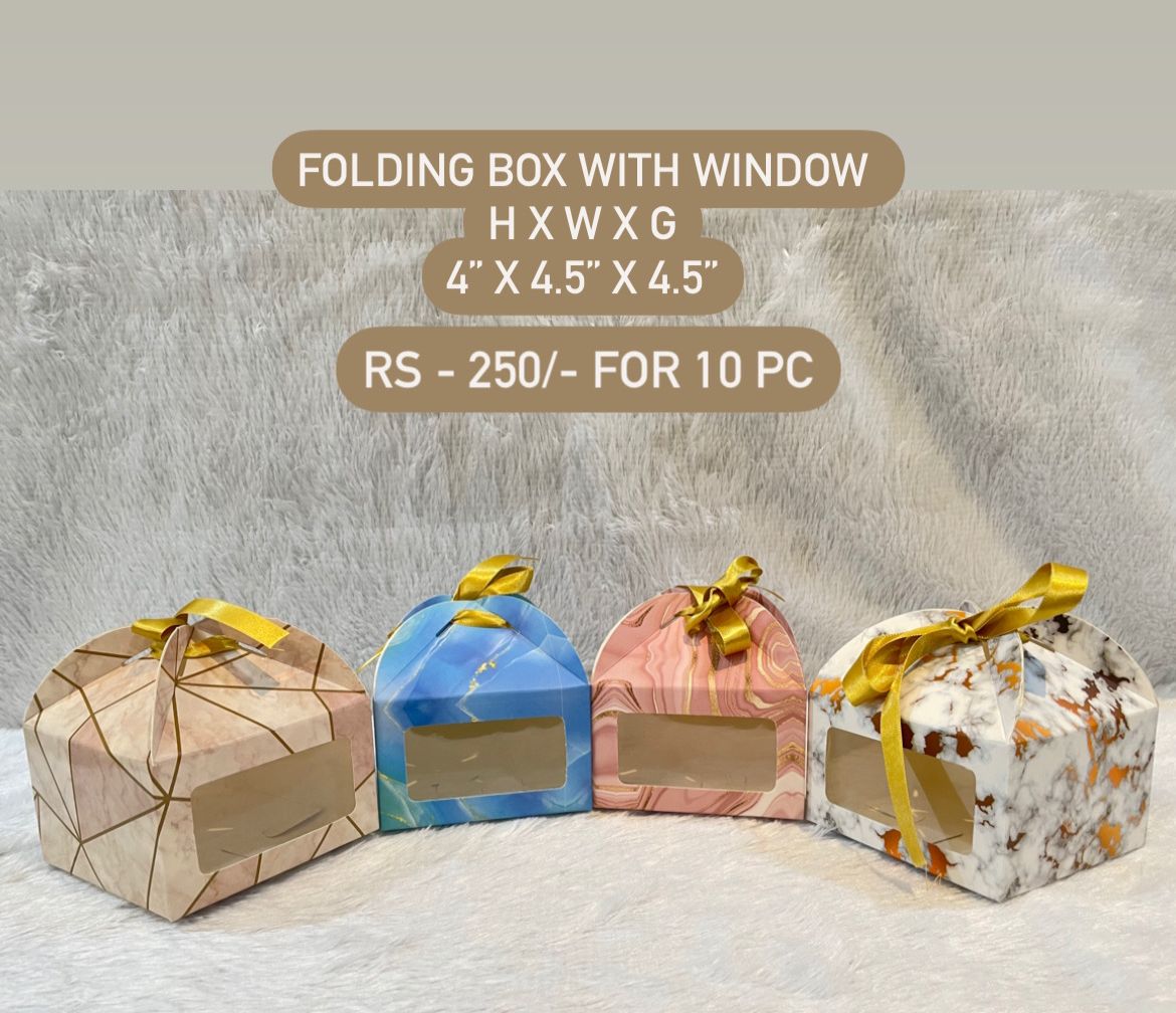 Folding Box with Window