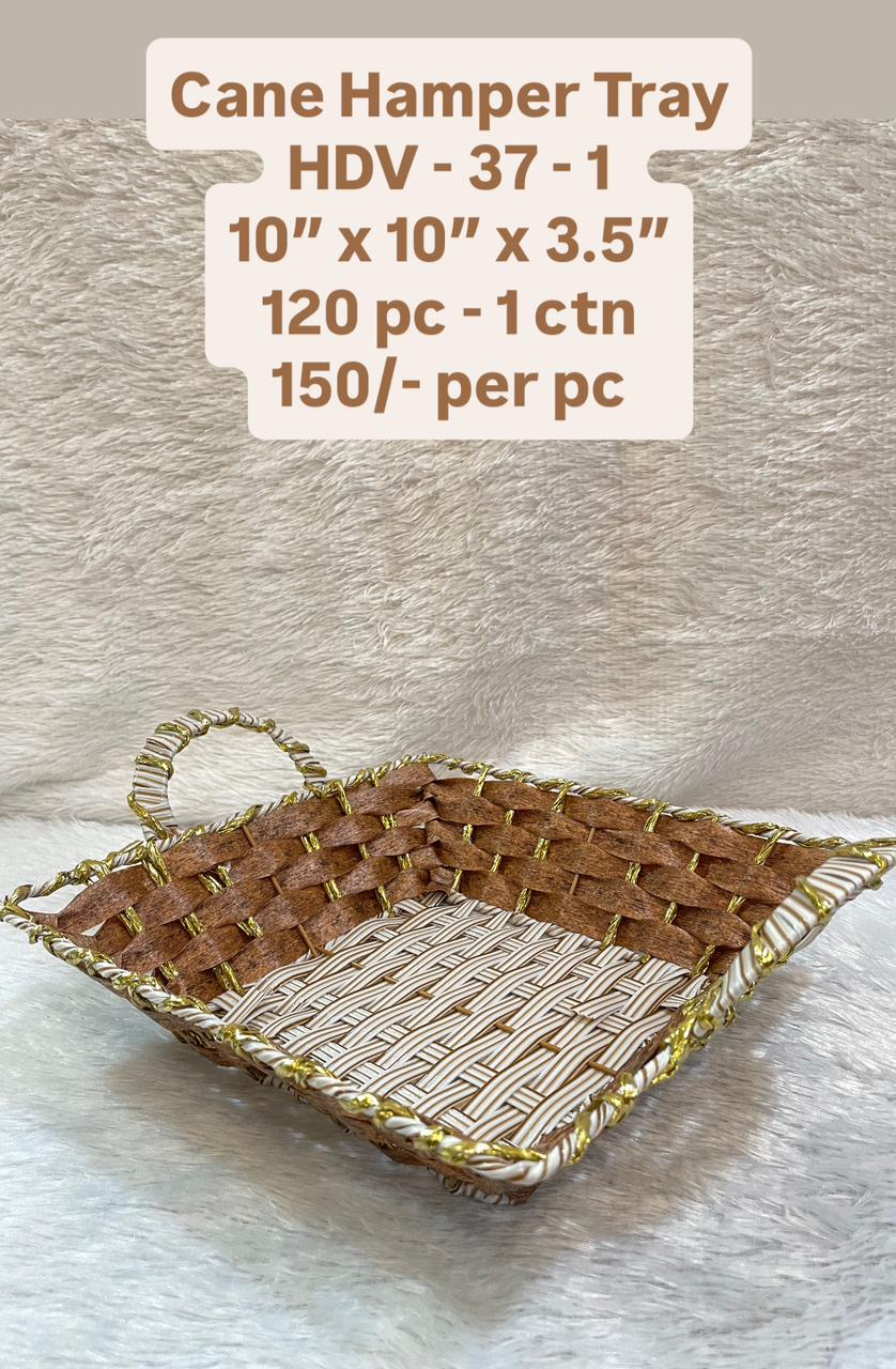 Cane Hamper Tray