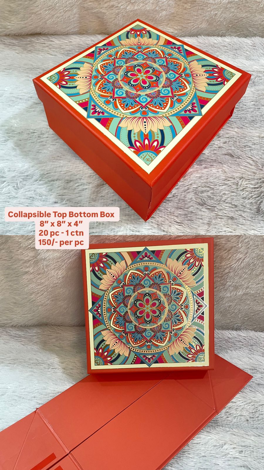 Mandala Collapsible Gift Box