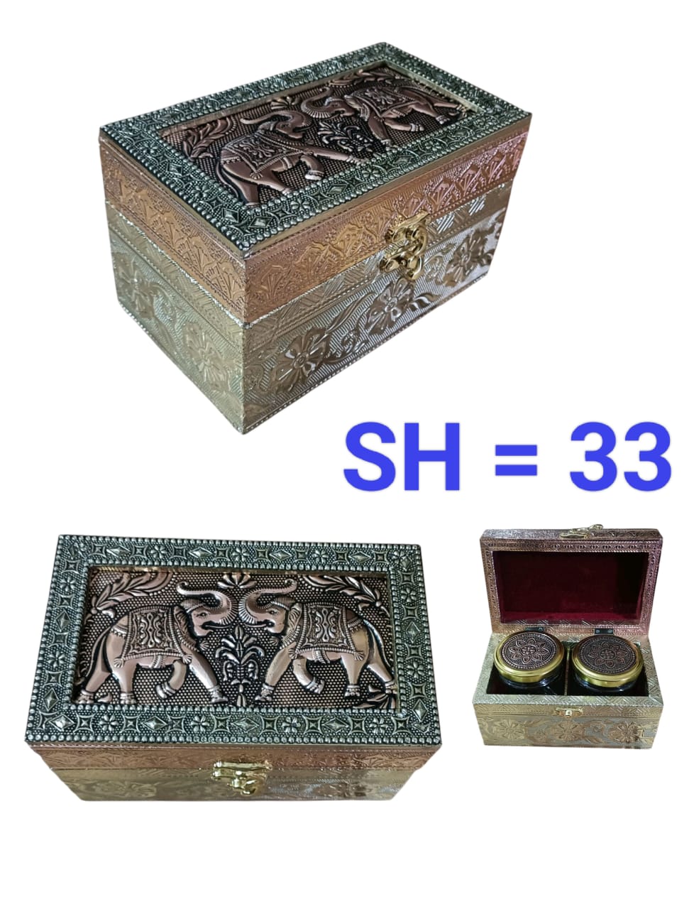 Handcrafted Brass Jewelry Box