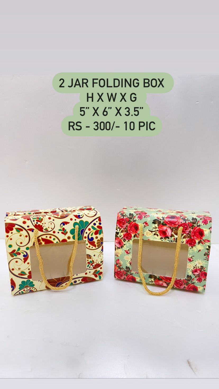2 Jar Folding Box