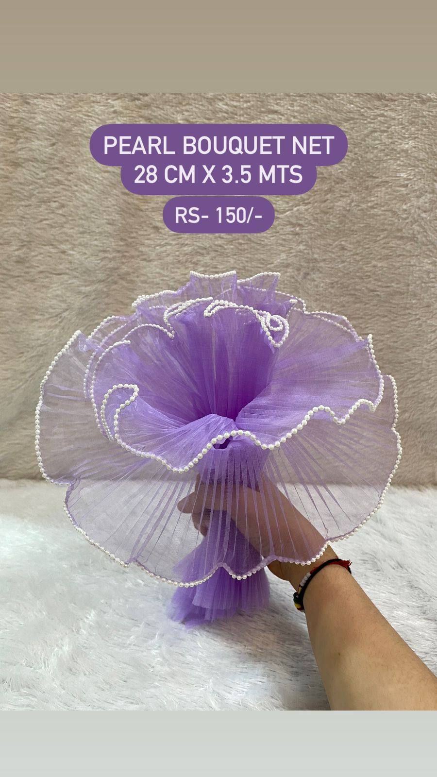 Pearl Bouquet Net