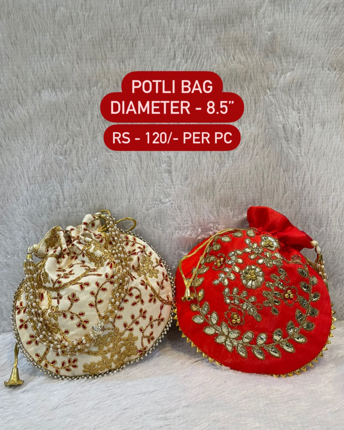 Embroidered Potli Bag