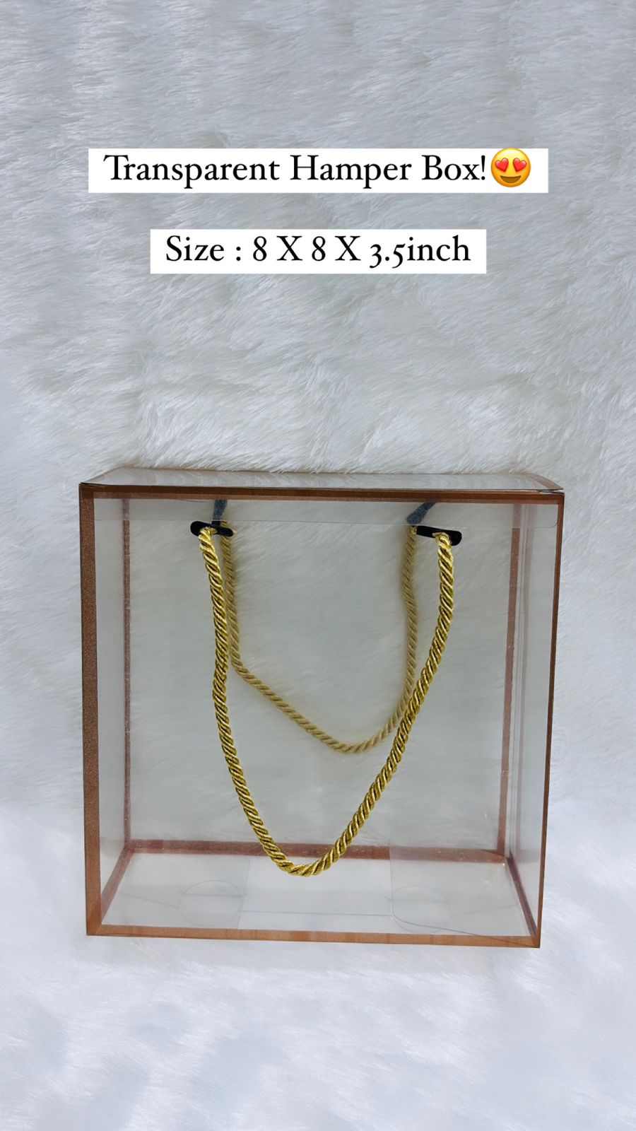Transparent Hamper Box