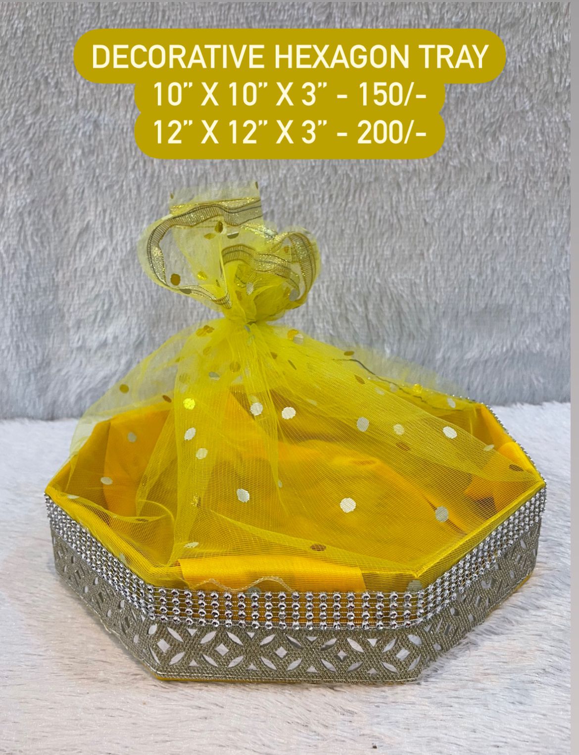 Decorative Hexagon Tray