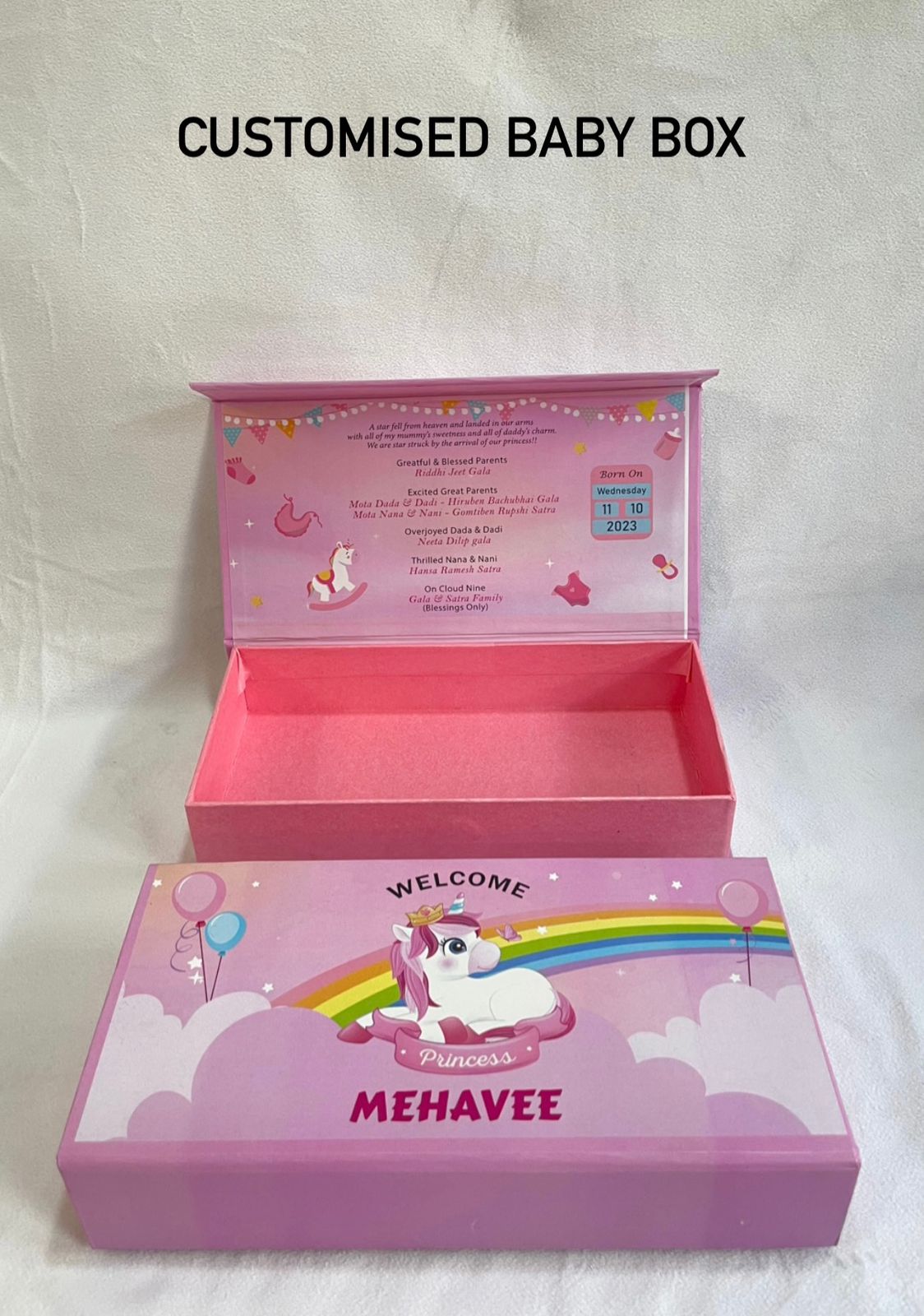 Customized Baby Box