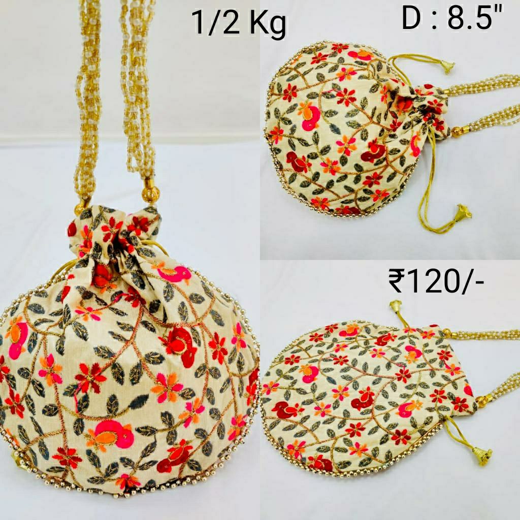 Floral Potli Bag