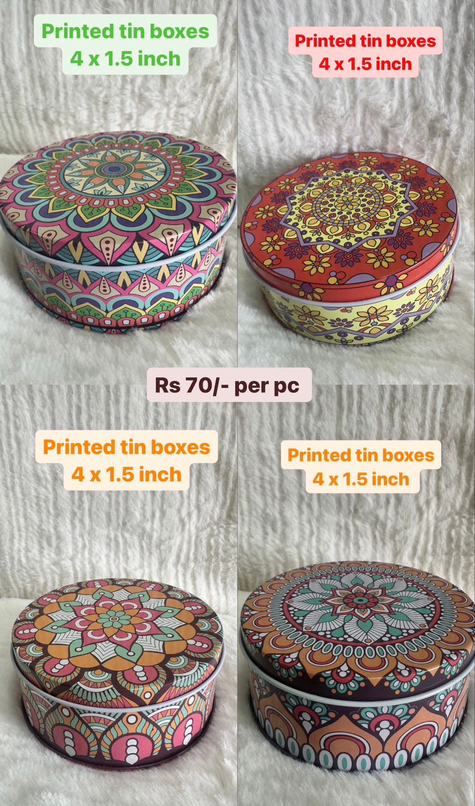 Printed Tin Boxes
