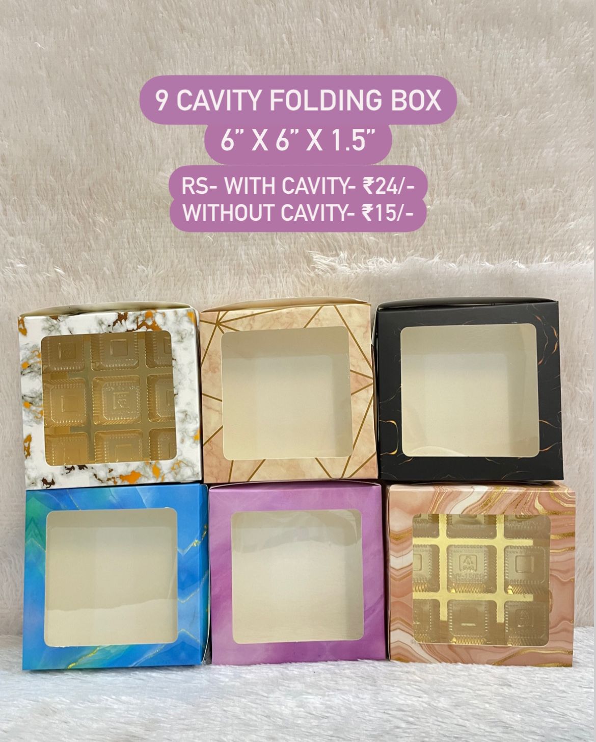 9 Cavity Folding Box