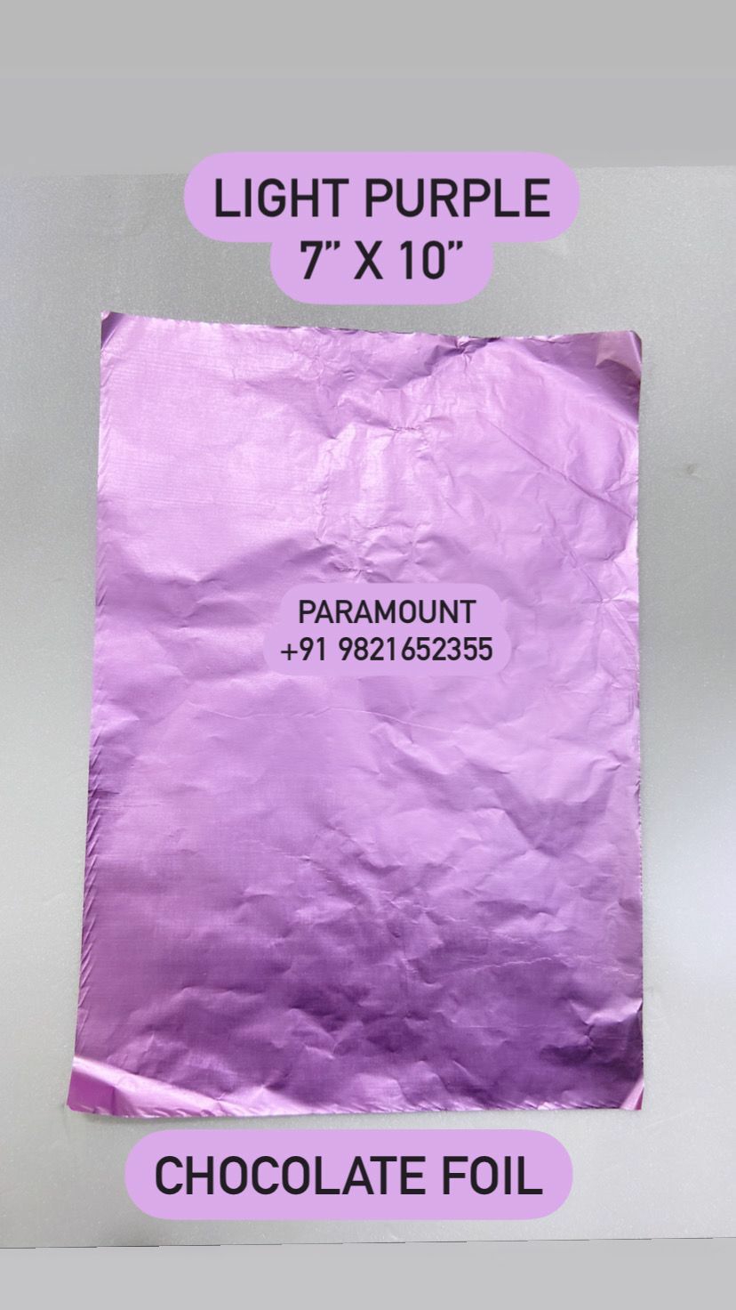 Light Purple Chocolate Foil