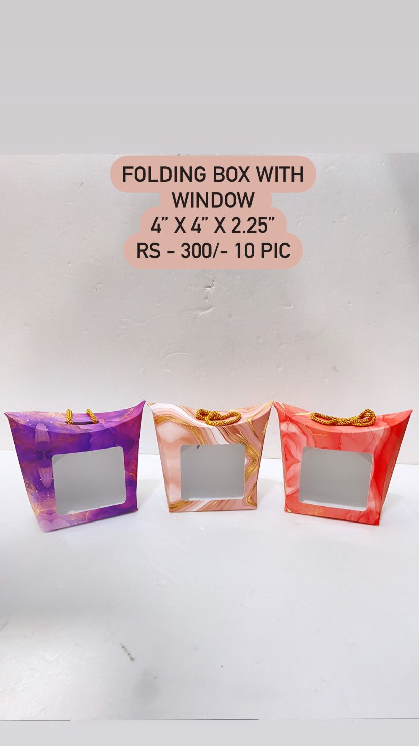 Folding Box with Window