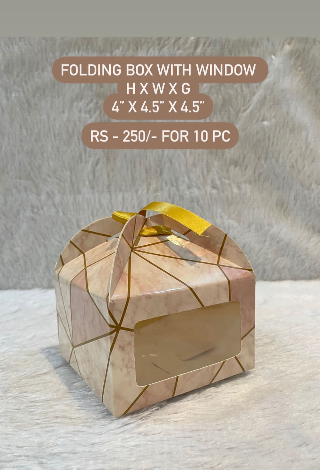 Folding Box with Window