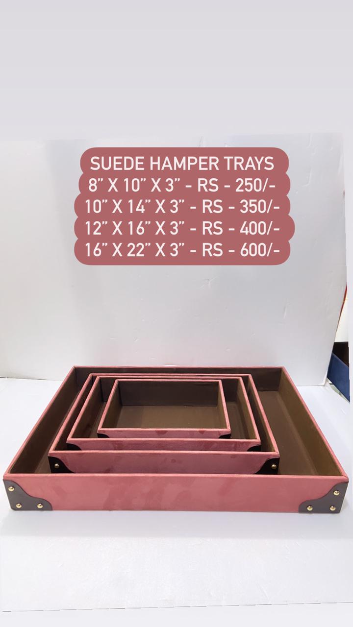 Suede Hamper Tray