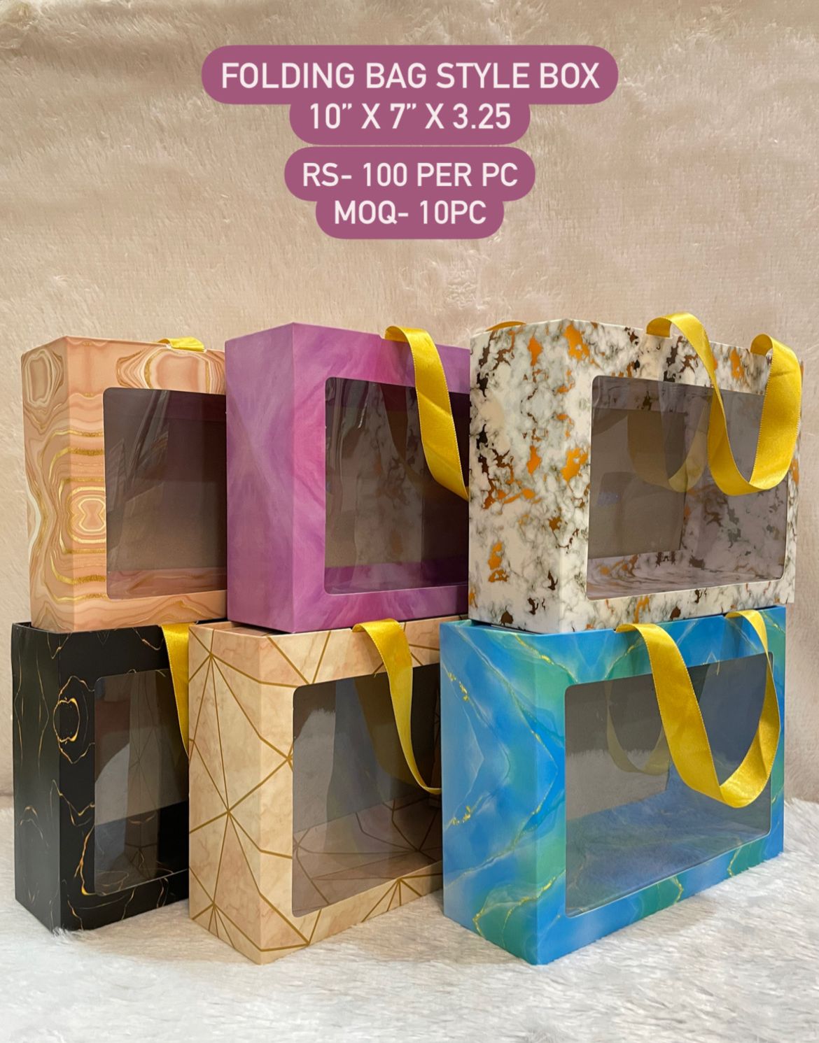 Folding Bag Style Box