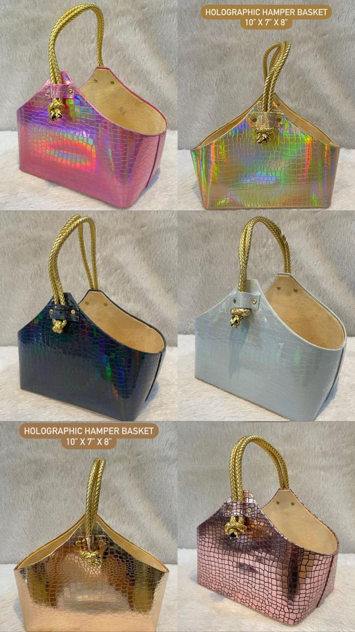 Holographic Hamper Basket