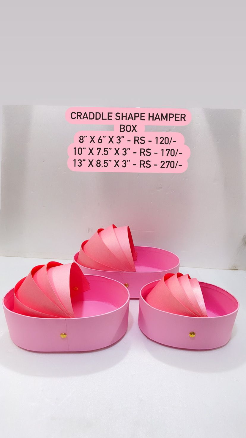 Cradle Shape Hamper Box