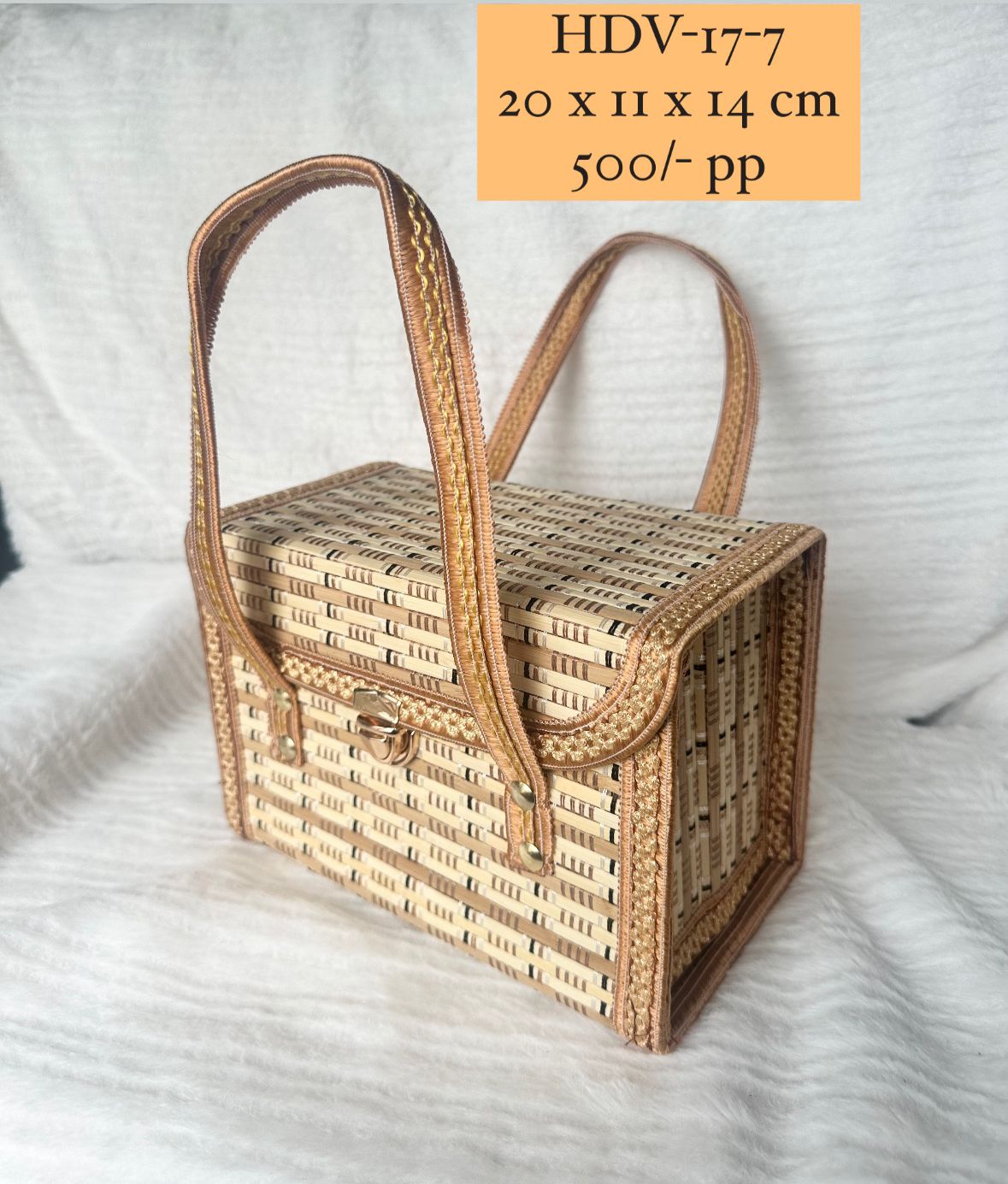 Handwoven Cane Bag