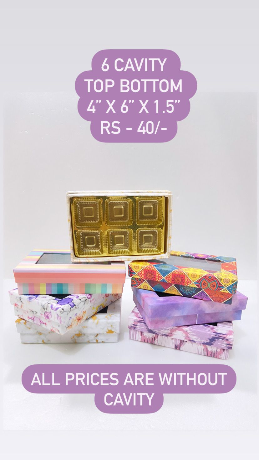 6 Cavity Decorative Gift Box