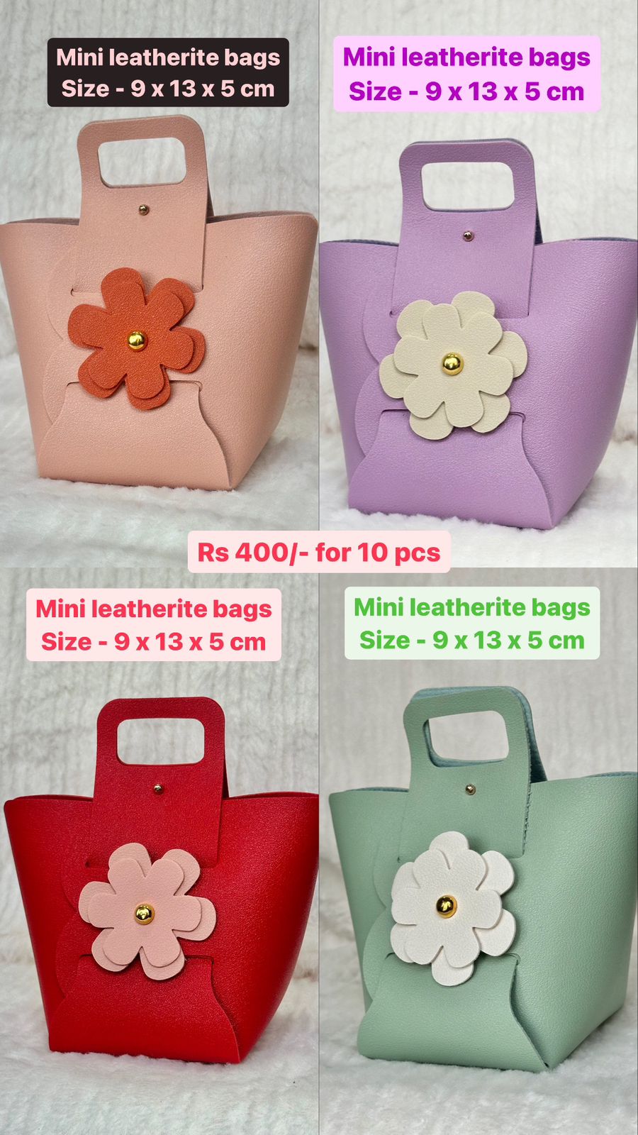 Mini Leatherite Bags