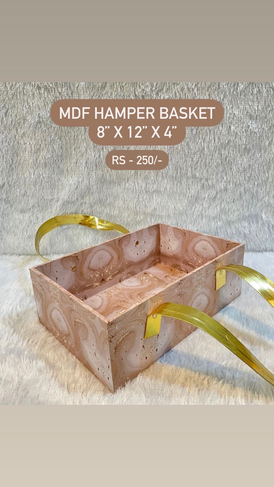 MDF Hamper Basket