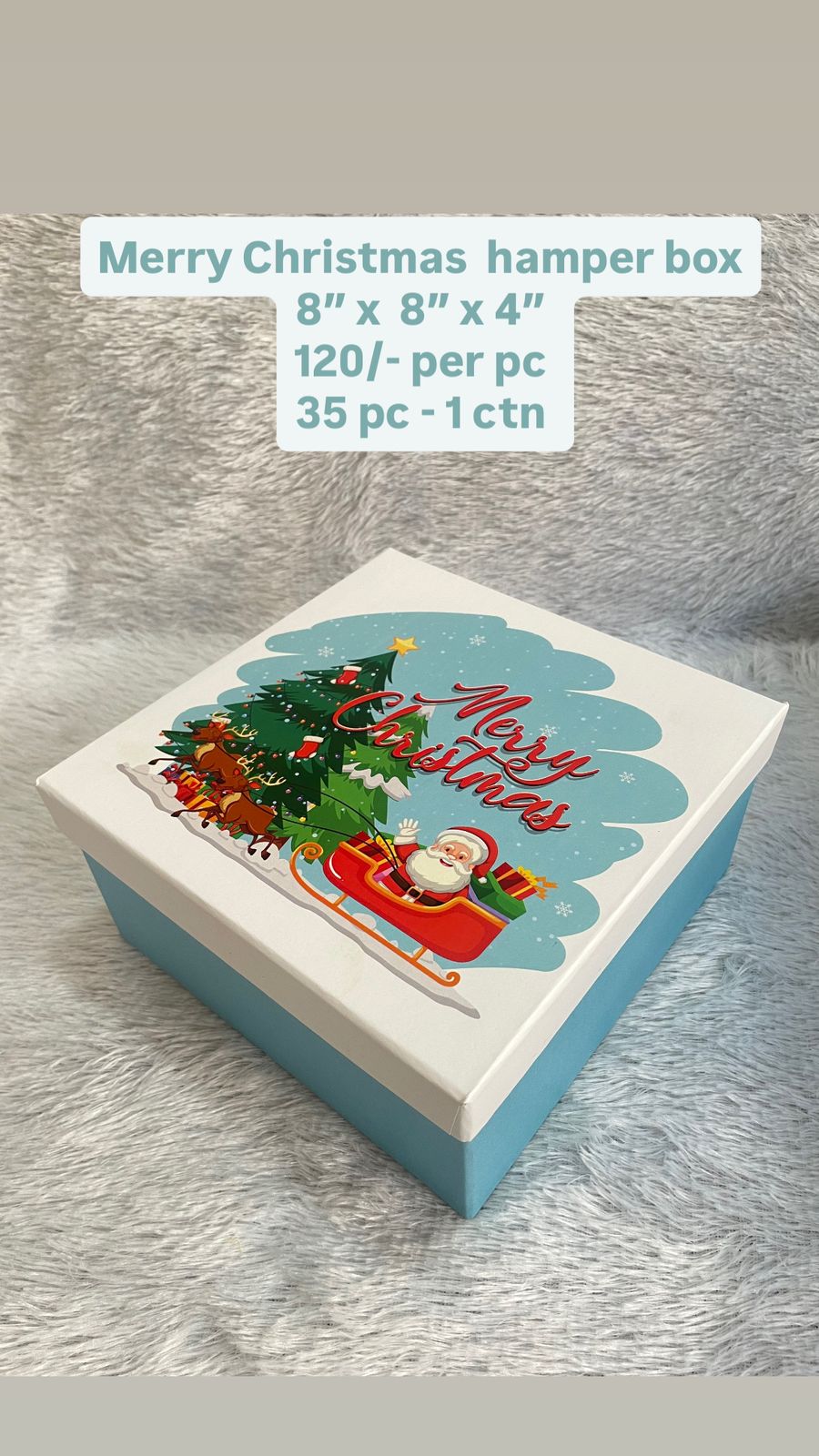 Merry Christmas Hamper Box
