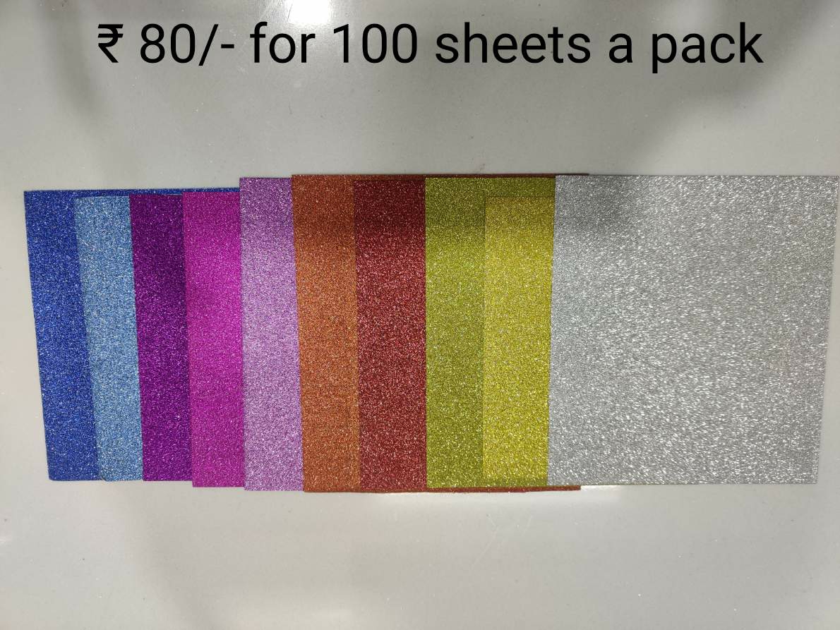 Glitter Foam Sheets Pack