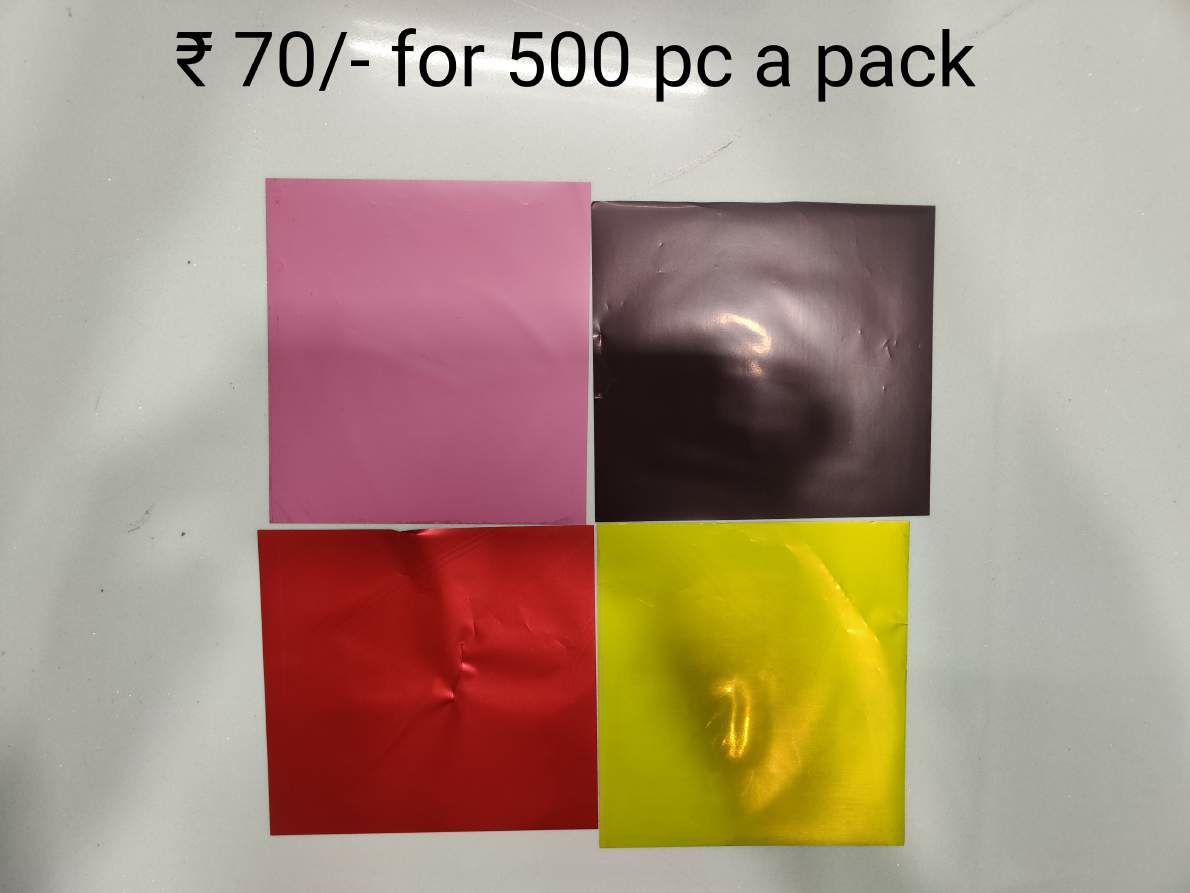 Colored Foil Paper Sheets