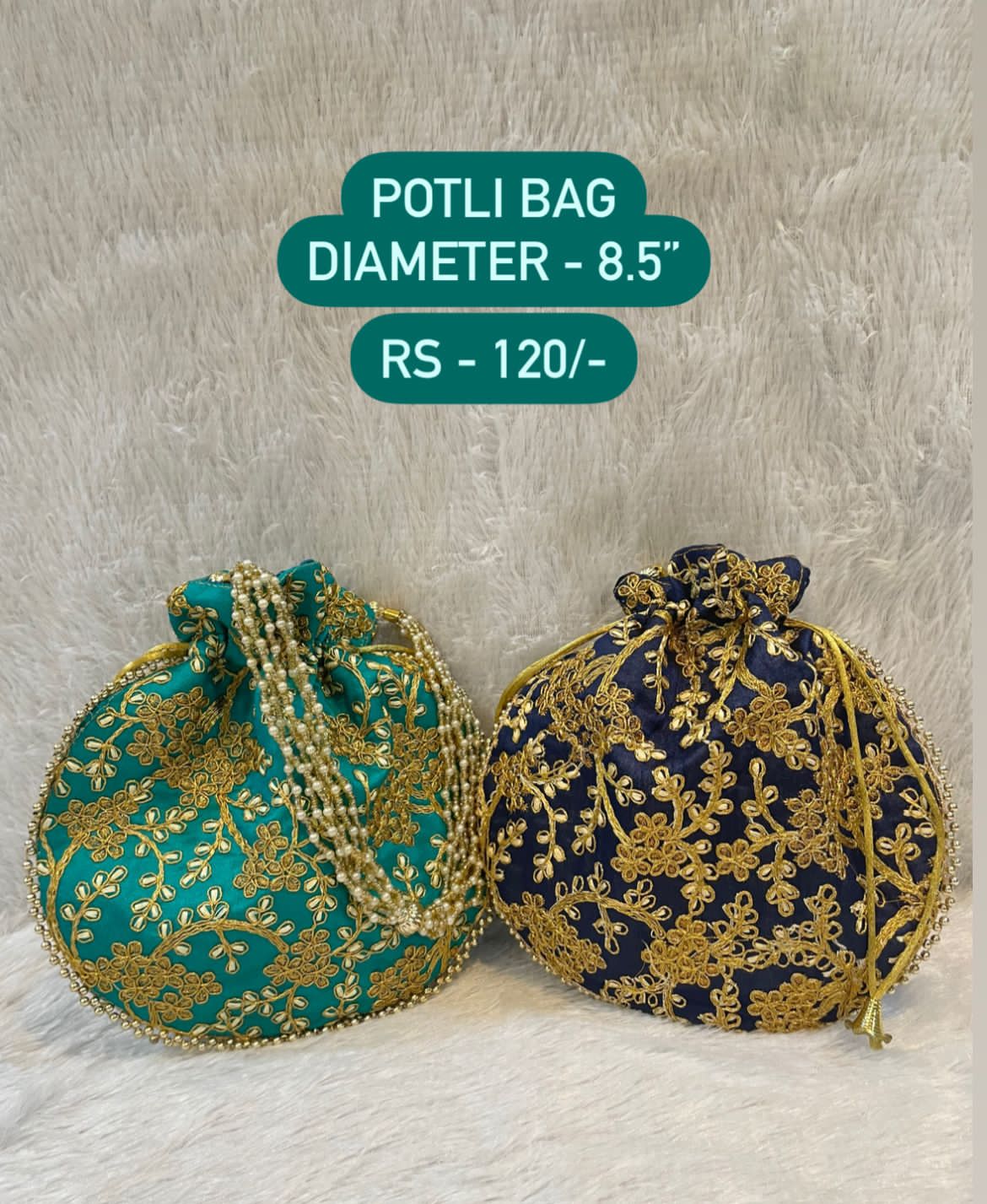 Embroidered Potli Bag