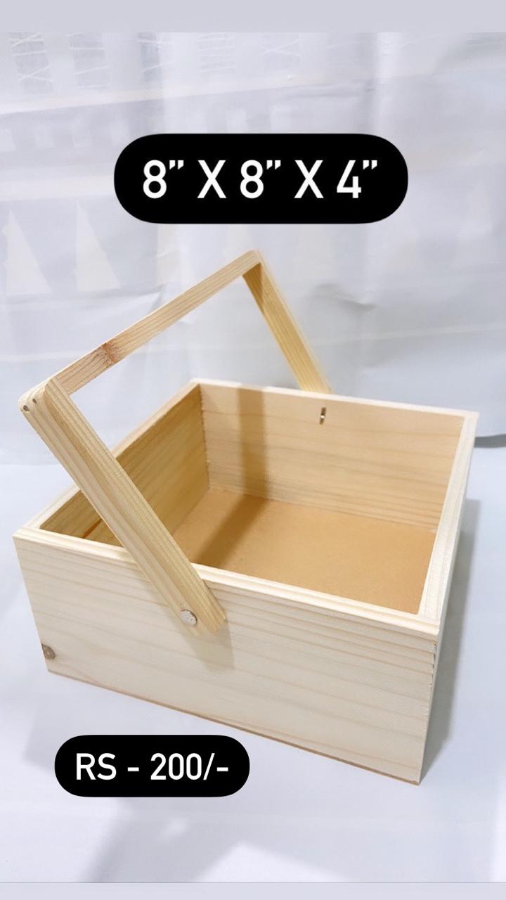 Wooden Storage Basket