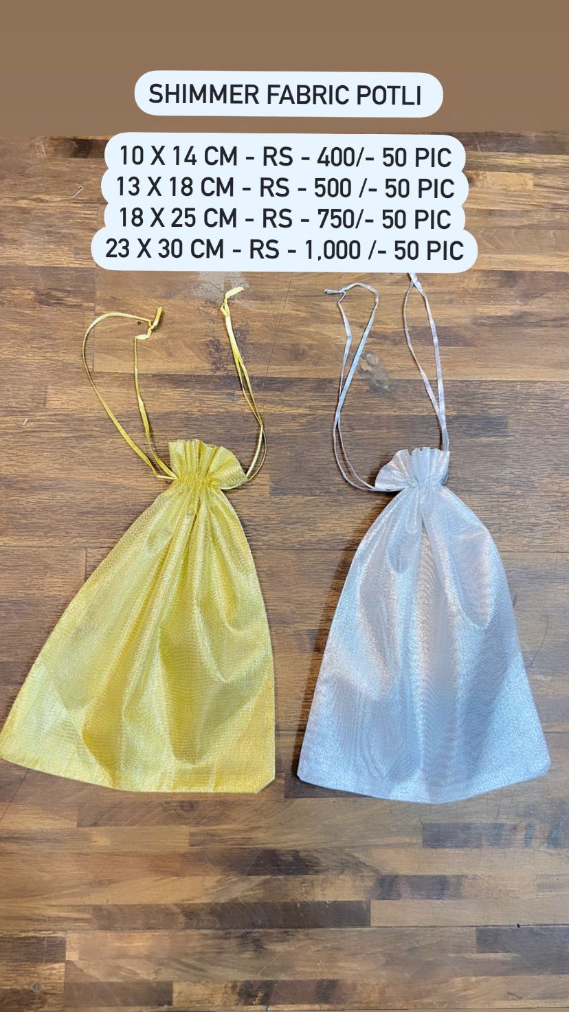 Shimmer Fabric Potli