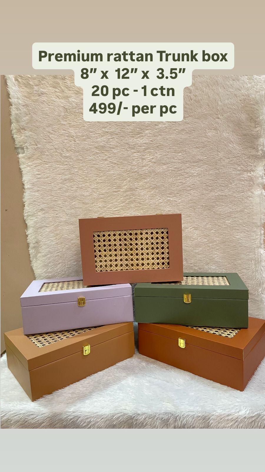 Premium Rattan Trunk Box