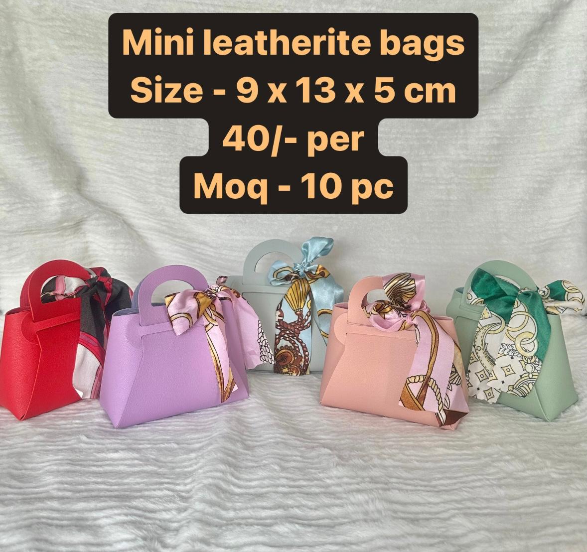 Mini Leatherite Bags