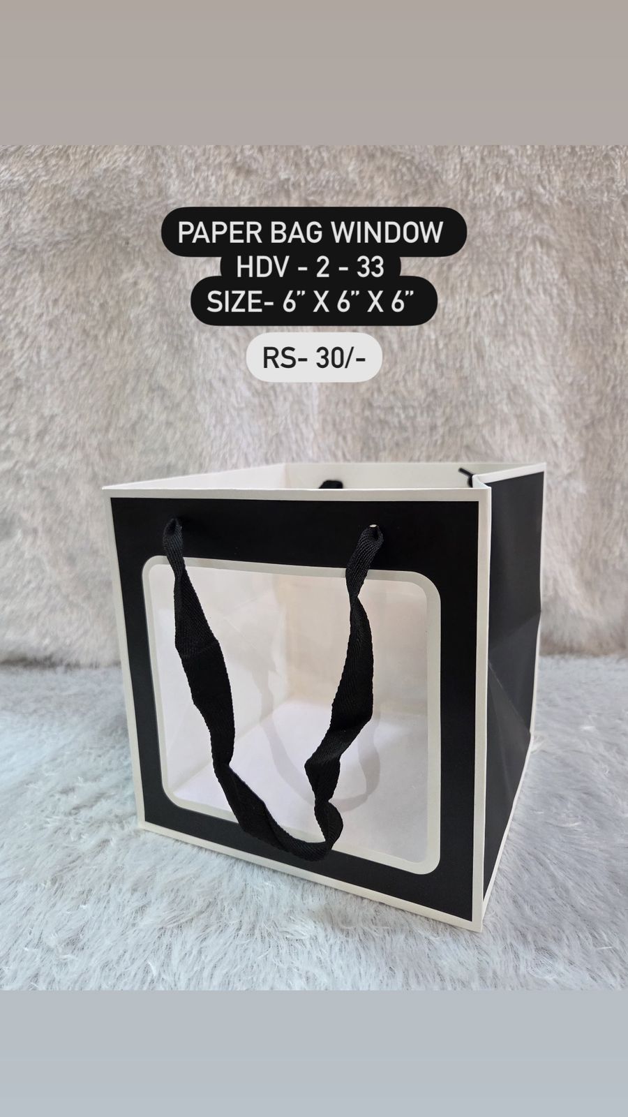 Paper Bag with Window