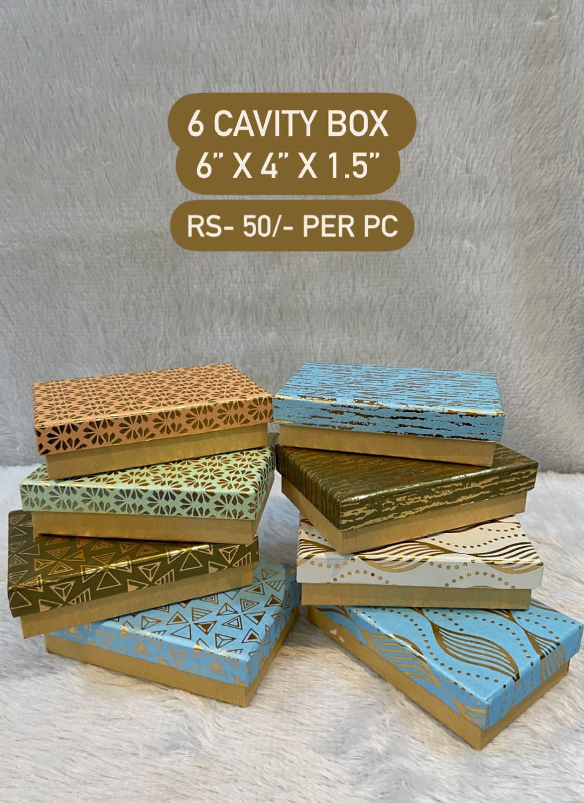 6 Cavity Decorative Gift Box
