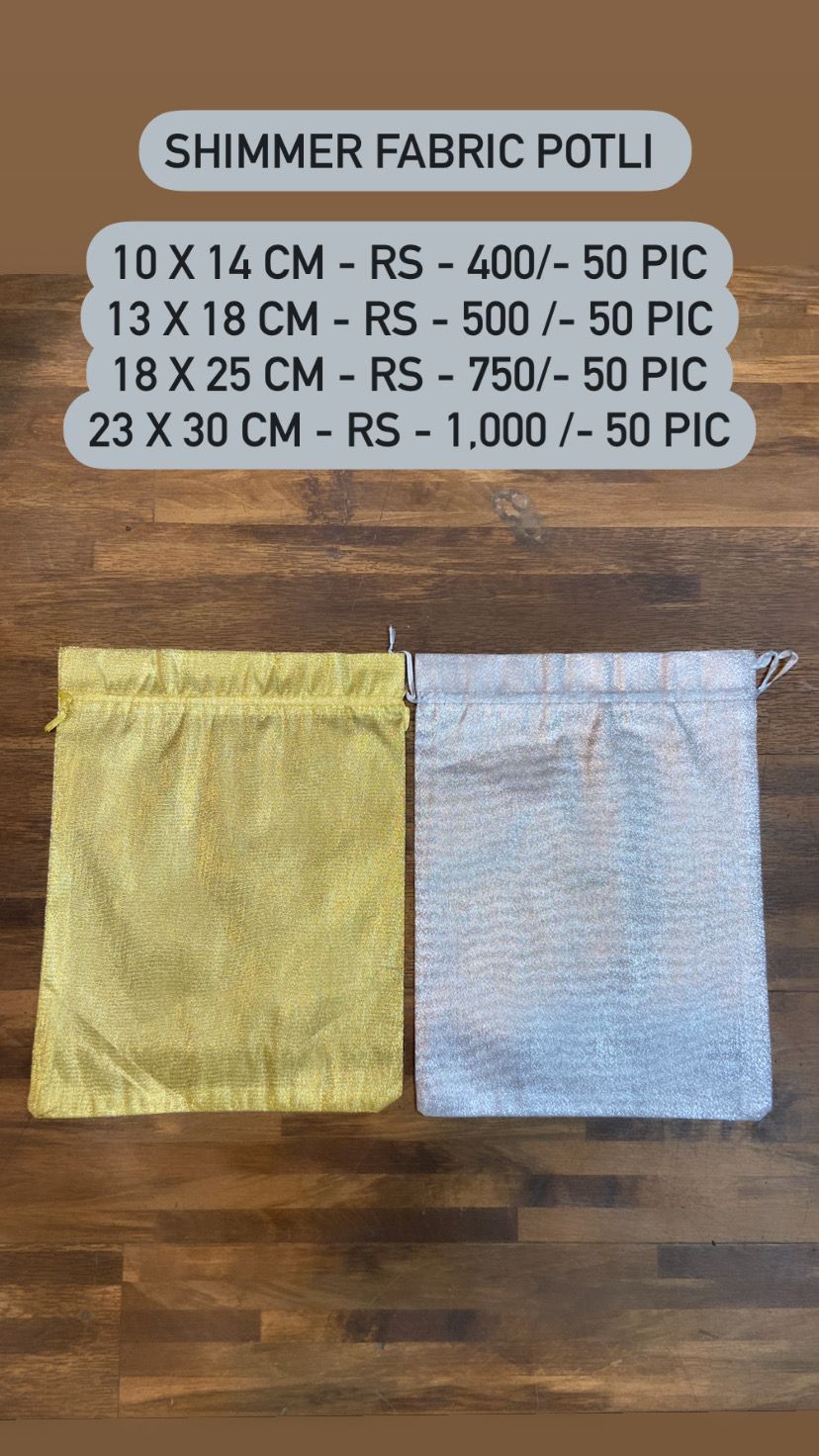 Shimmer Fabric Potli