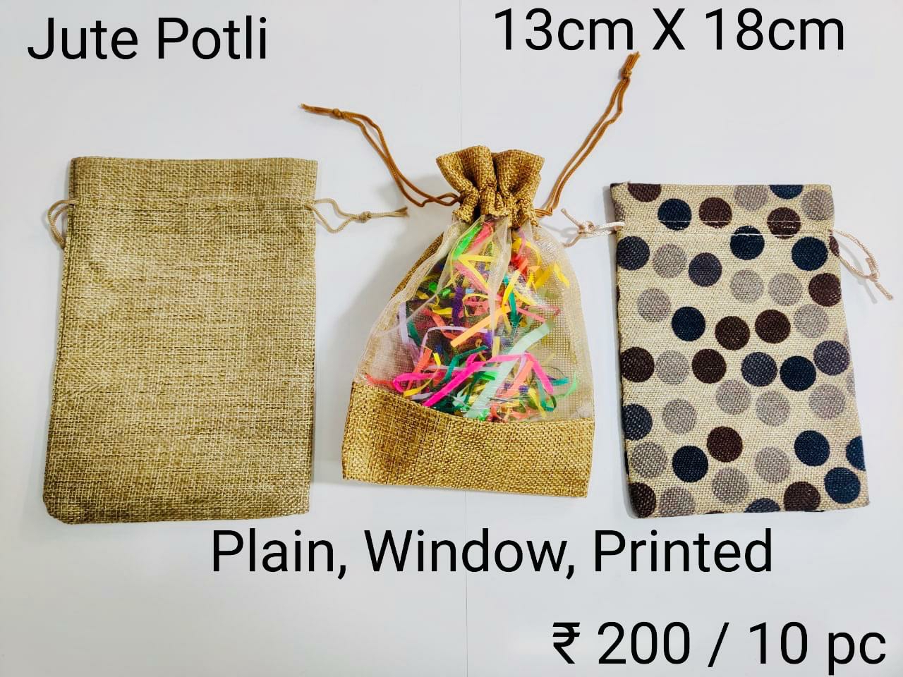 Jute Potli Bags