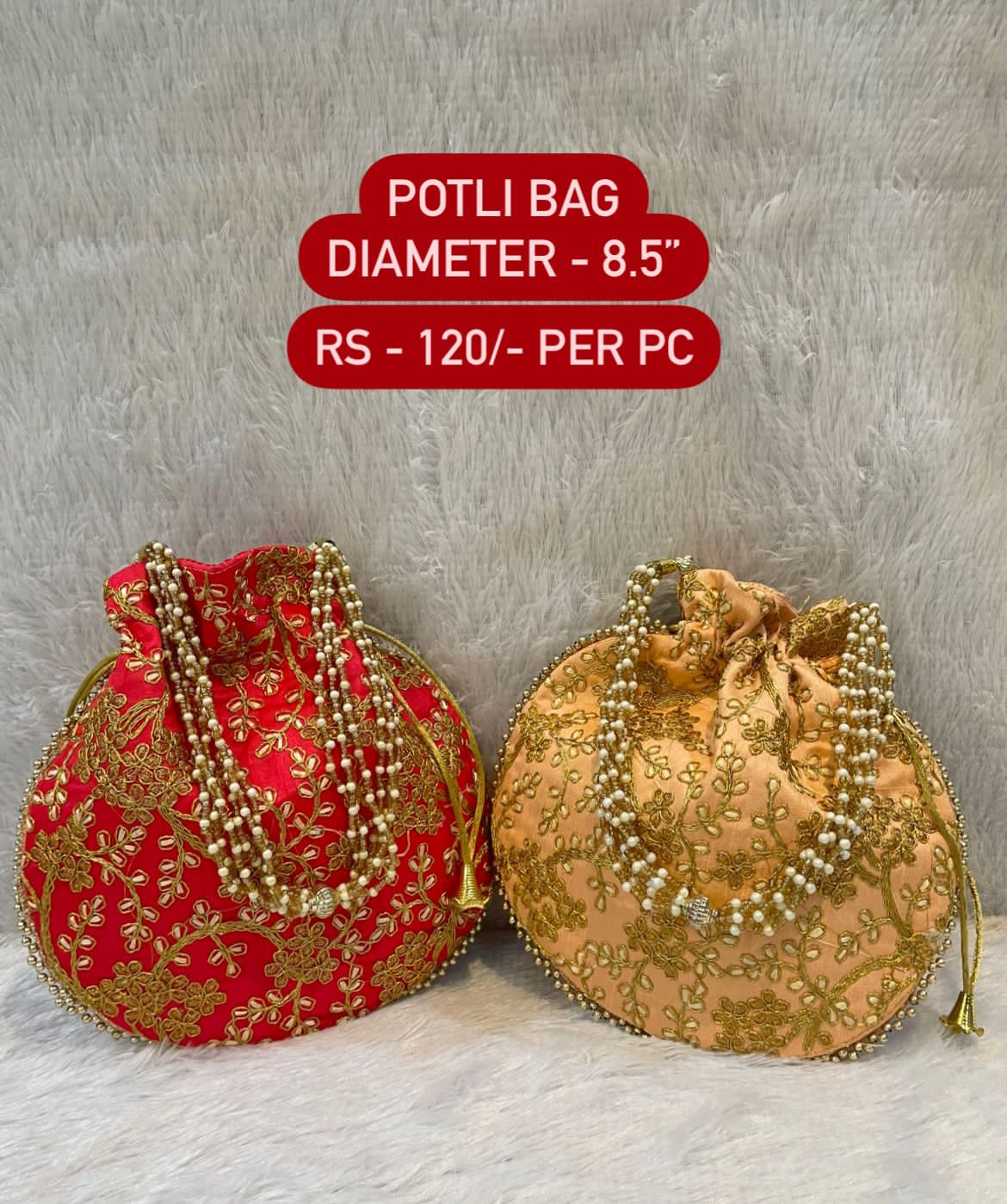 Embroidered Potli Bag