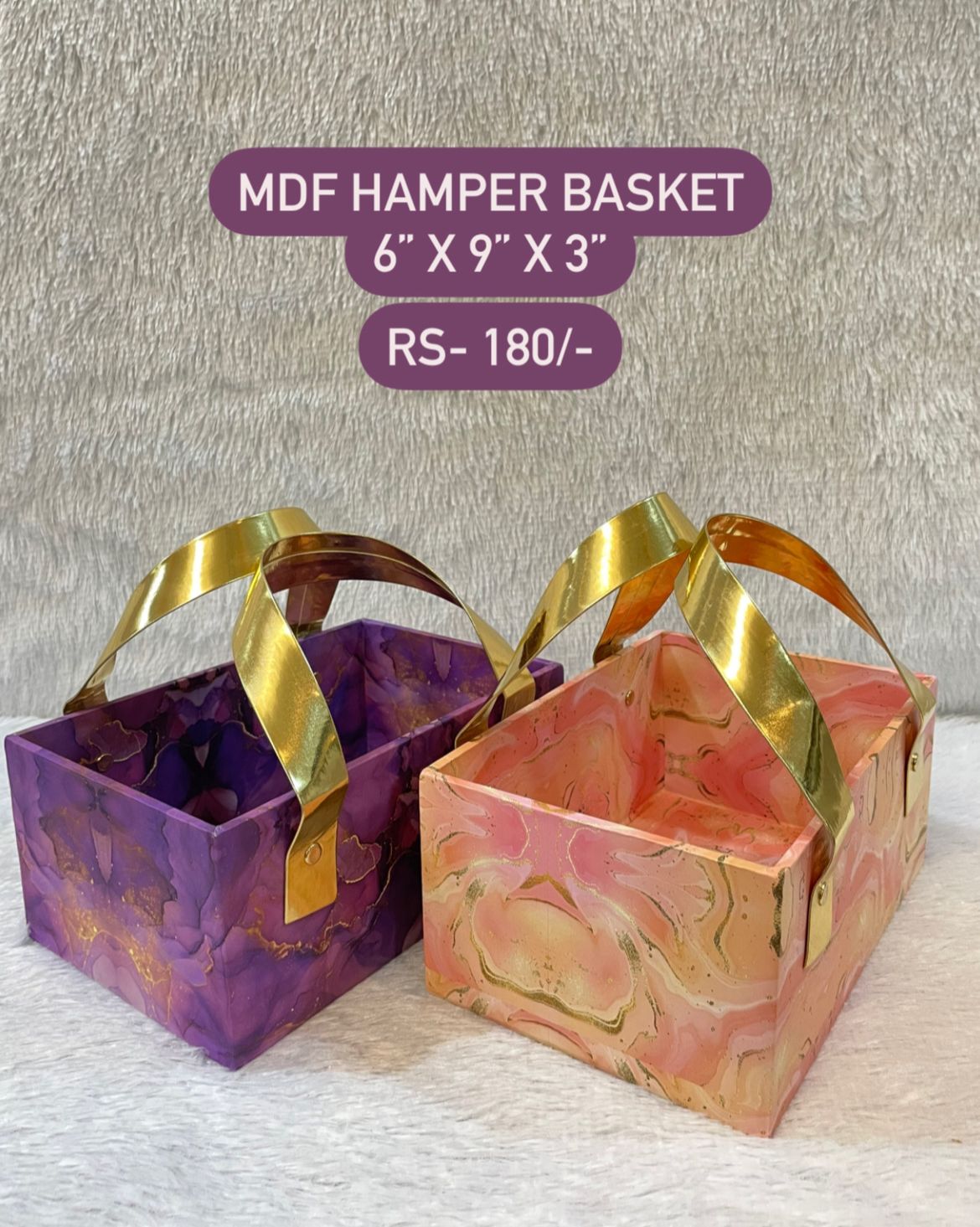 MDF Hamper Basket
