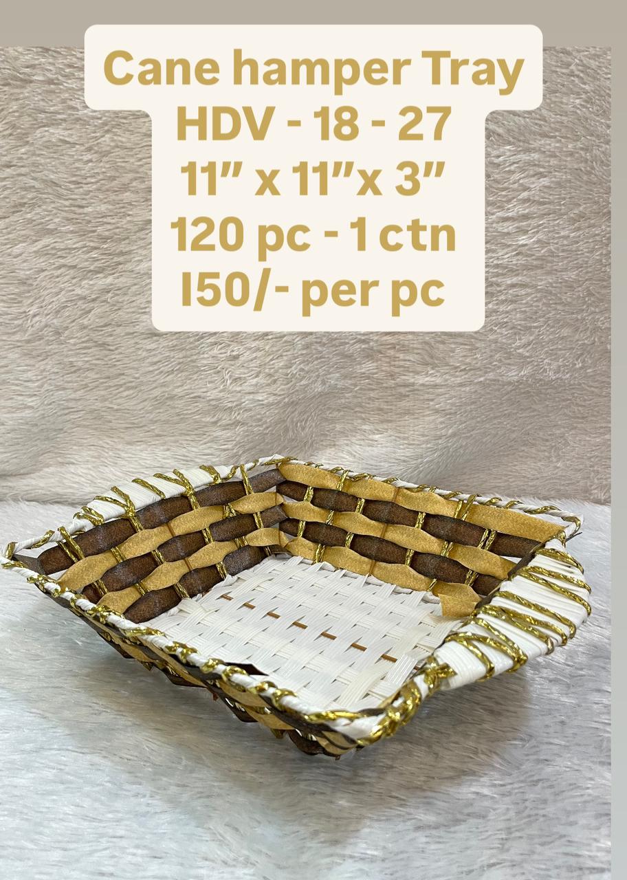 Cane Hamper Tray