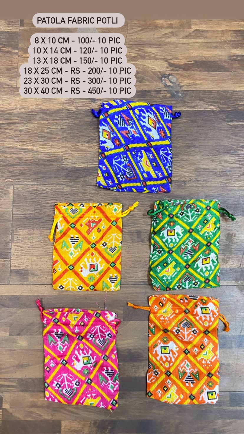 Patola Fabric Potli