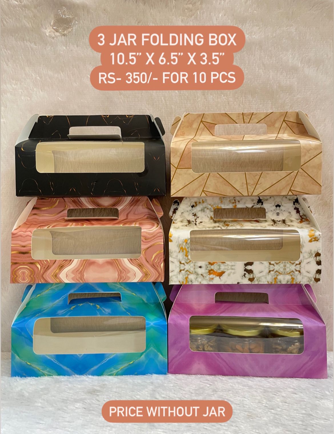 3 Jar Folding Box Set