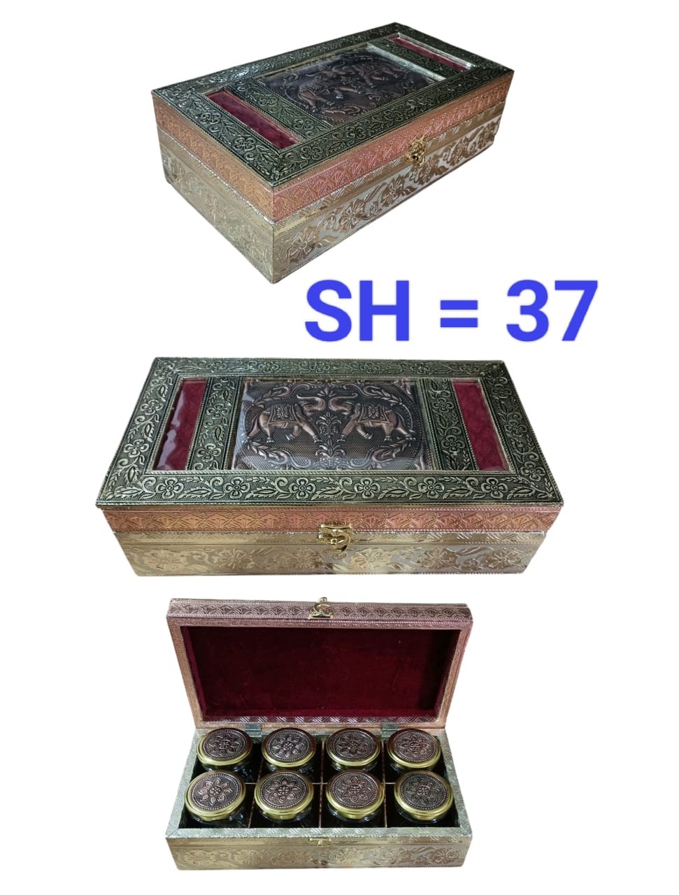 Antique Spice Box Set
