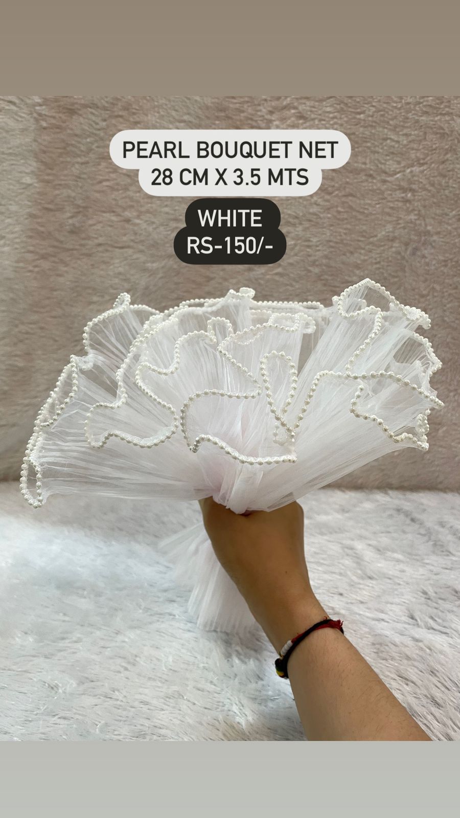 Pearl Bouquet Net